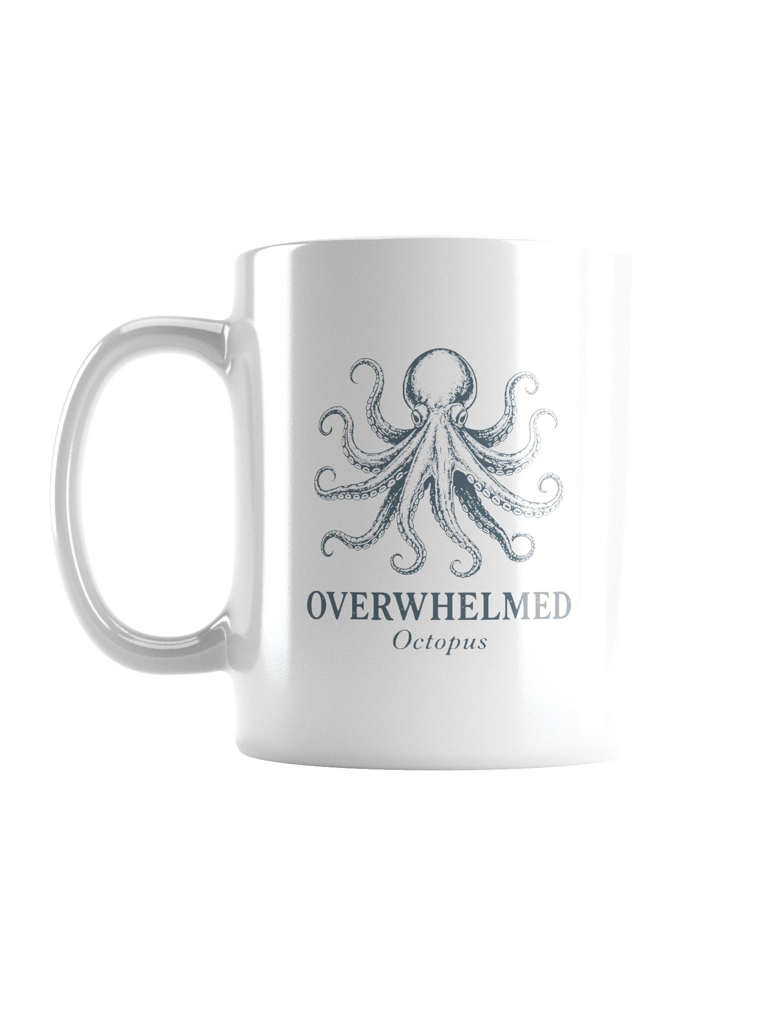 Overwhelmed Octopus Ceramic Mug product image (1)