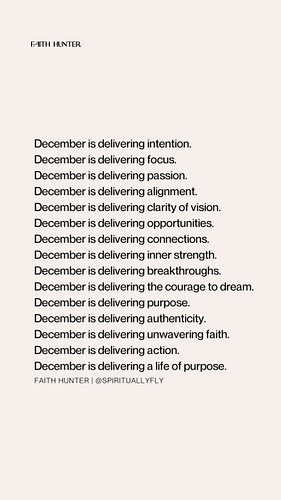 🌻December is here, and with it comes an invitation to embrace purpose and alignment like never before. 

Time to set ourselve...