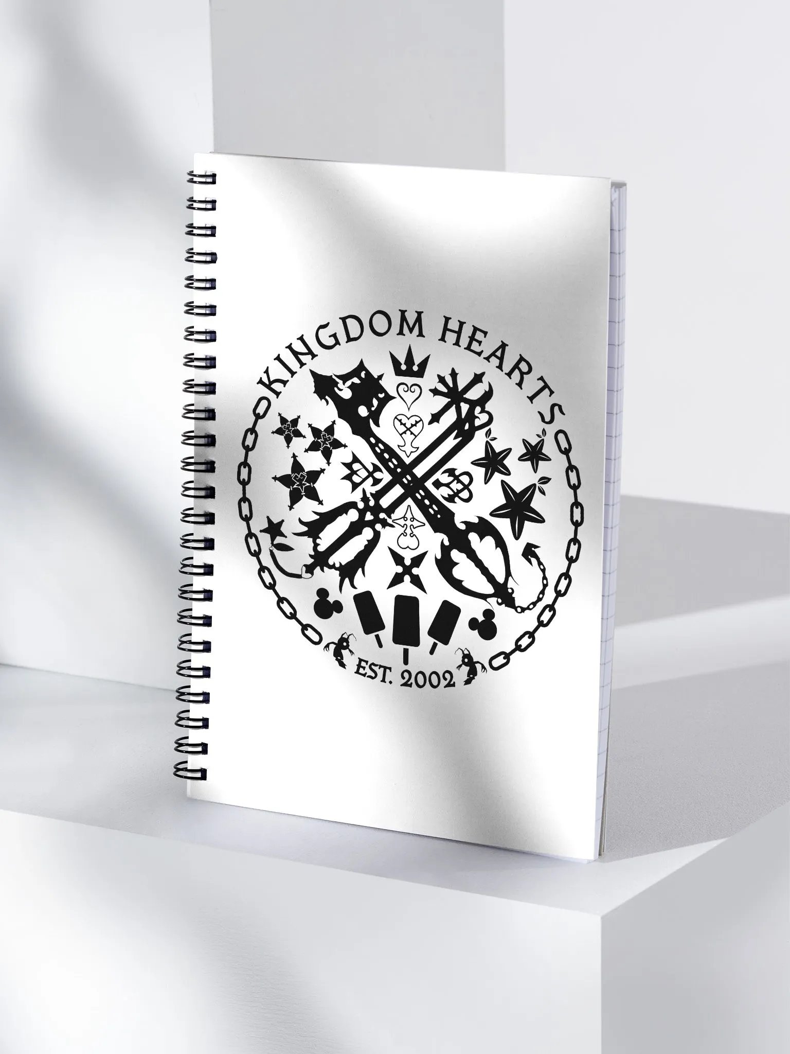 Kingdom Hearts Est 2002 Spiral Notebook product image (3)