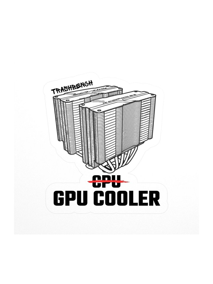 GPU Cooler Blueprint Sticker product image (1)