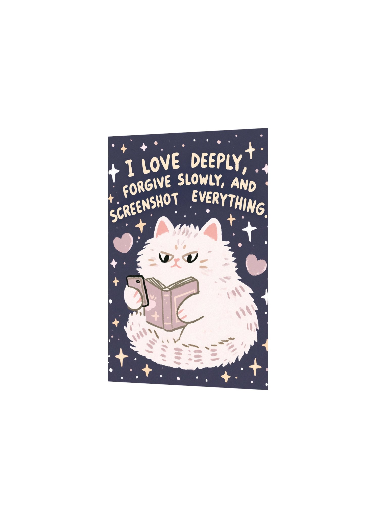 Cute Cat Quote Starry Poster product image (12)