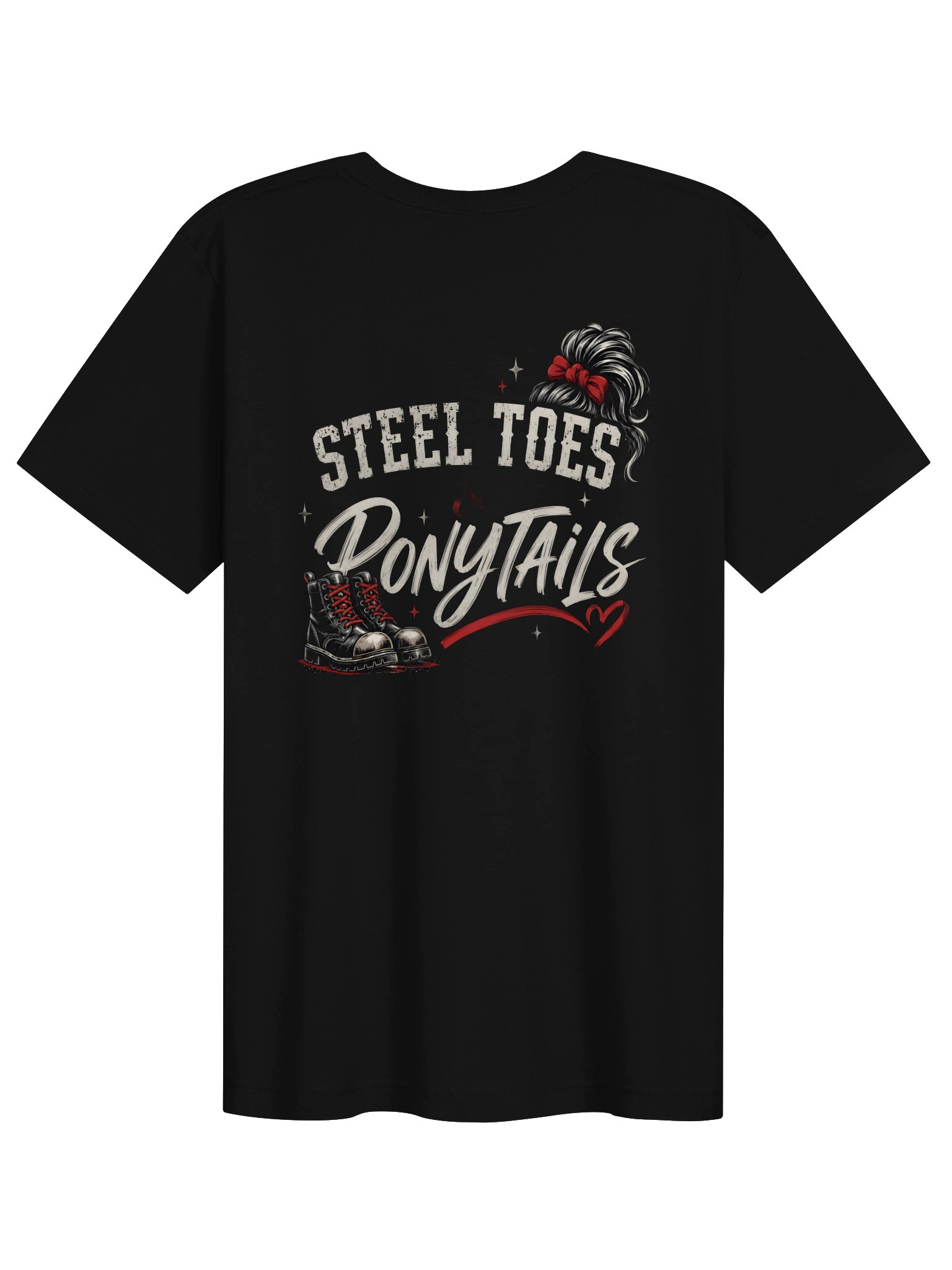 Steel Toes and Ponytails Tshirt product image (4)