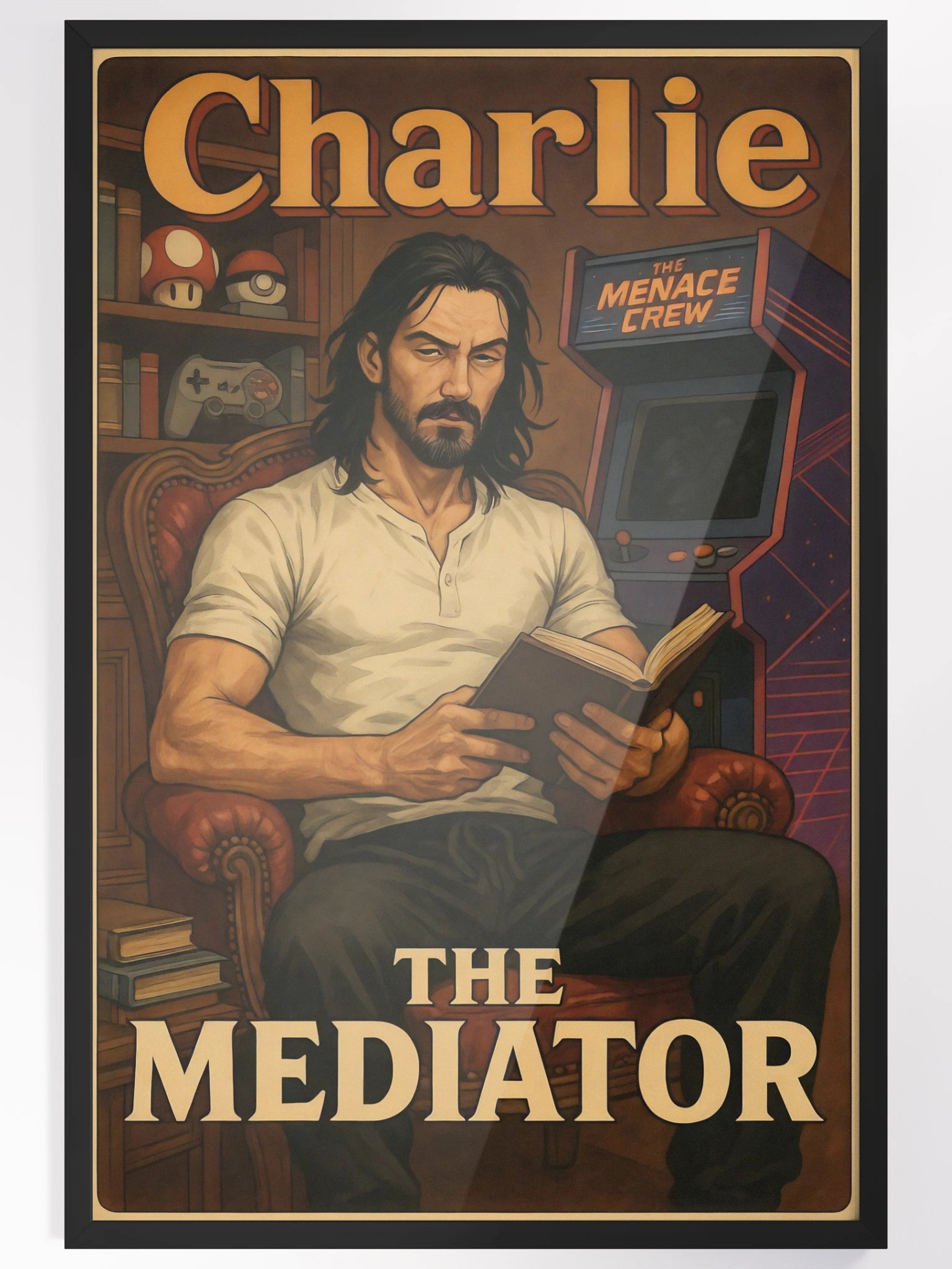 Charlie The Mediator Mega Framed Print product image (4)