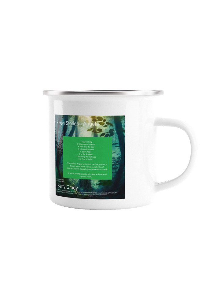 'Elven Stories - Angela' Enamel Mug product image (1)