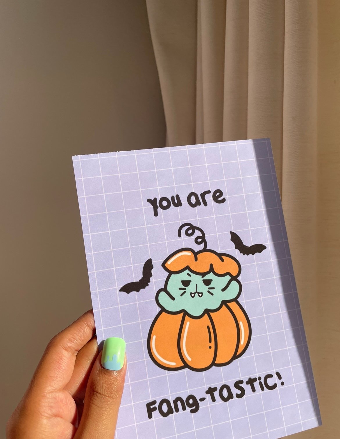 You are Fang-tastic! Pumpkin Print product image (1)