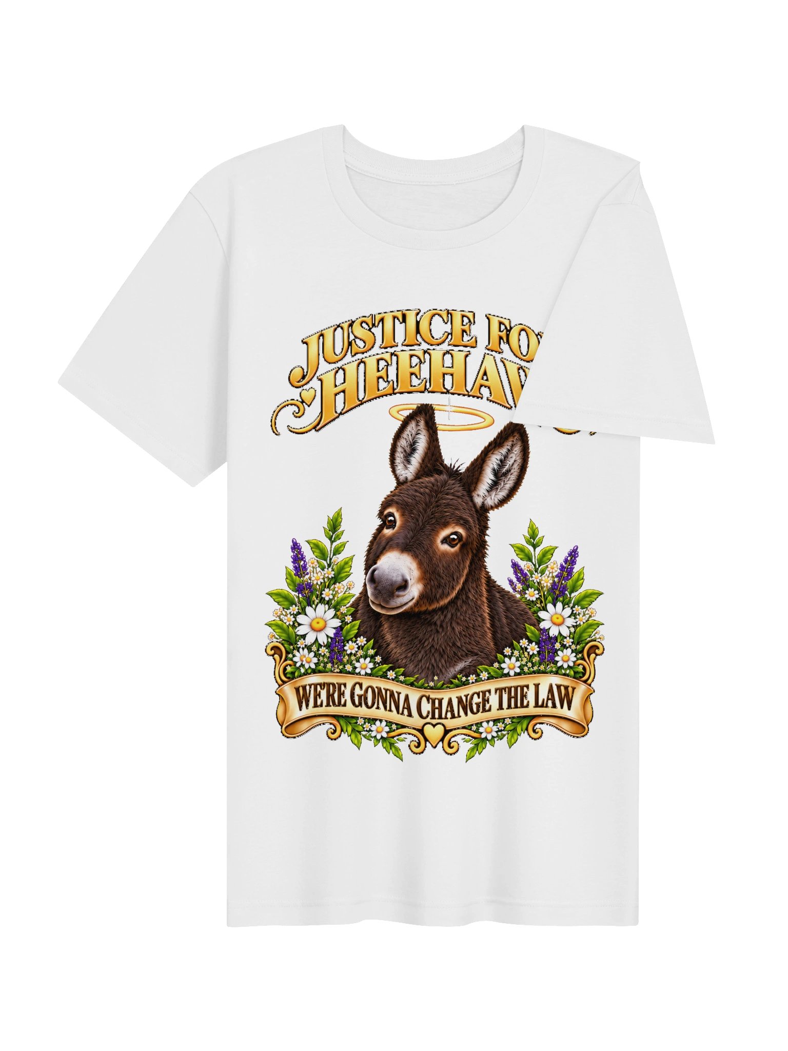 Justice For HeeHaw - Floral Design - Bella+Canvas Unisex Supersoft T-Shirt product image (4)