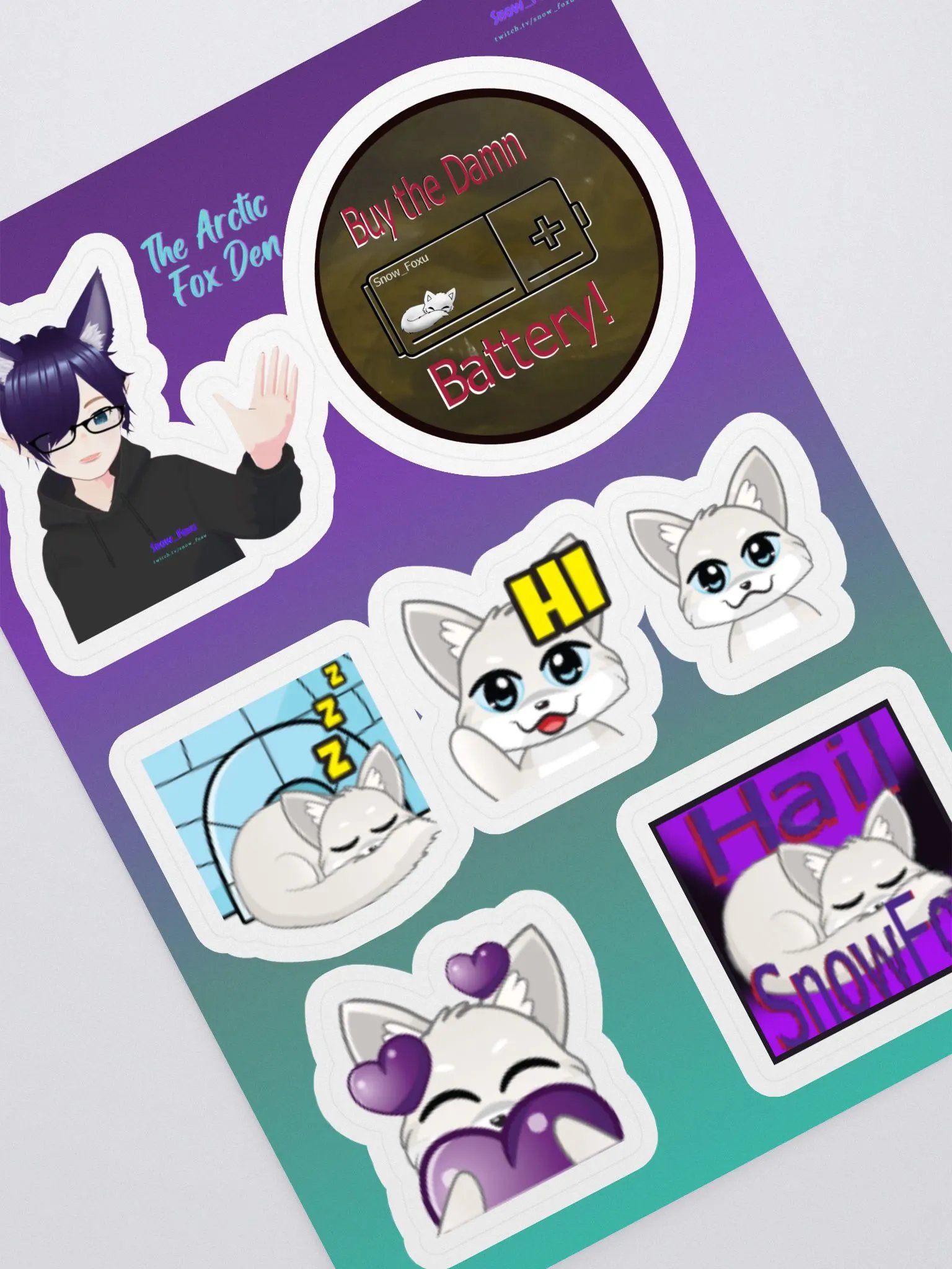 Snow_Foxu Stickers. product image (1)