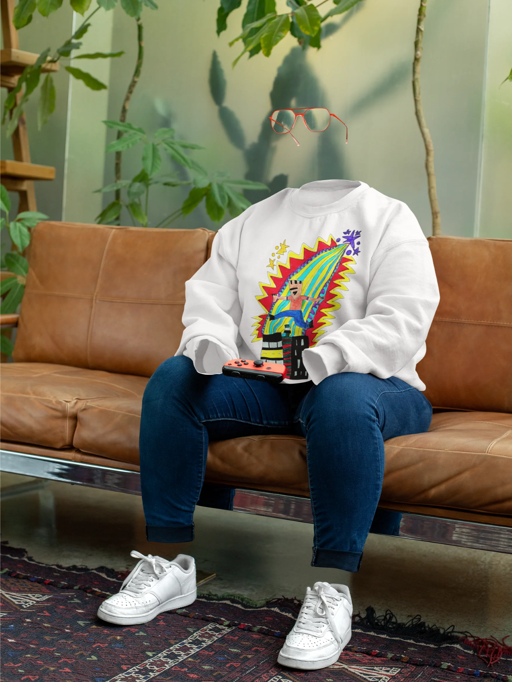 Rainbow Cityscape Unisex Sweatshirt product image (1)