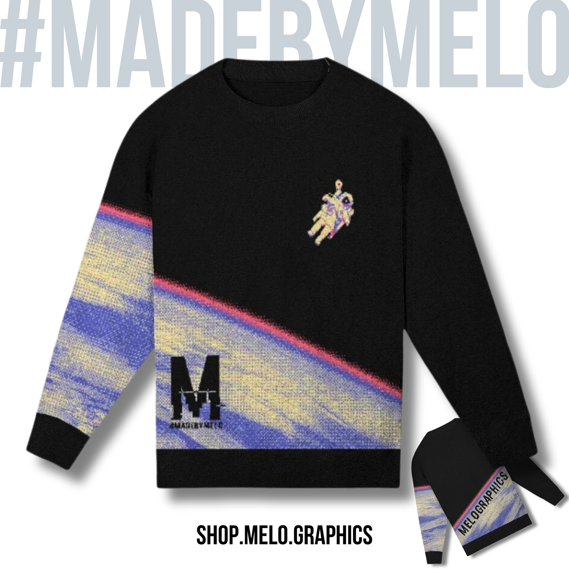 Lost in Space Knit Sweater [Relaxed-Fit] | #MadeByMELO product image (1)