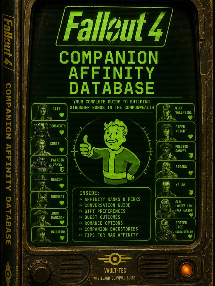 Fallout 4 Companion Affinity Database product image (1)