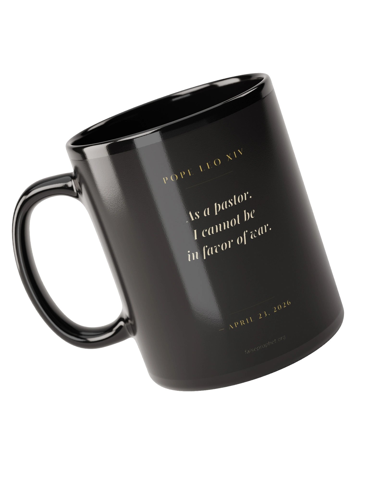 Pope Leo Mug (Black) product image (5)