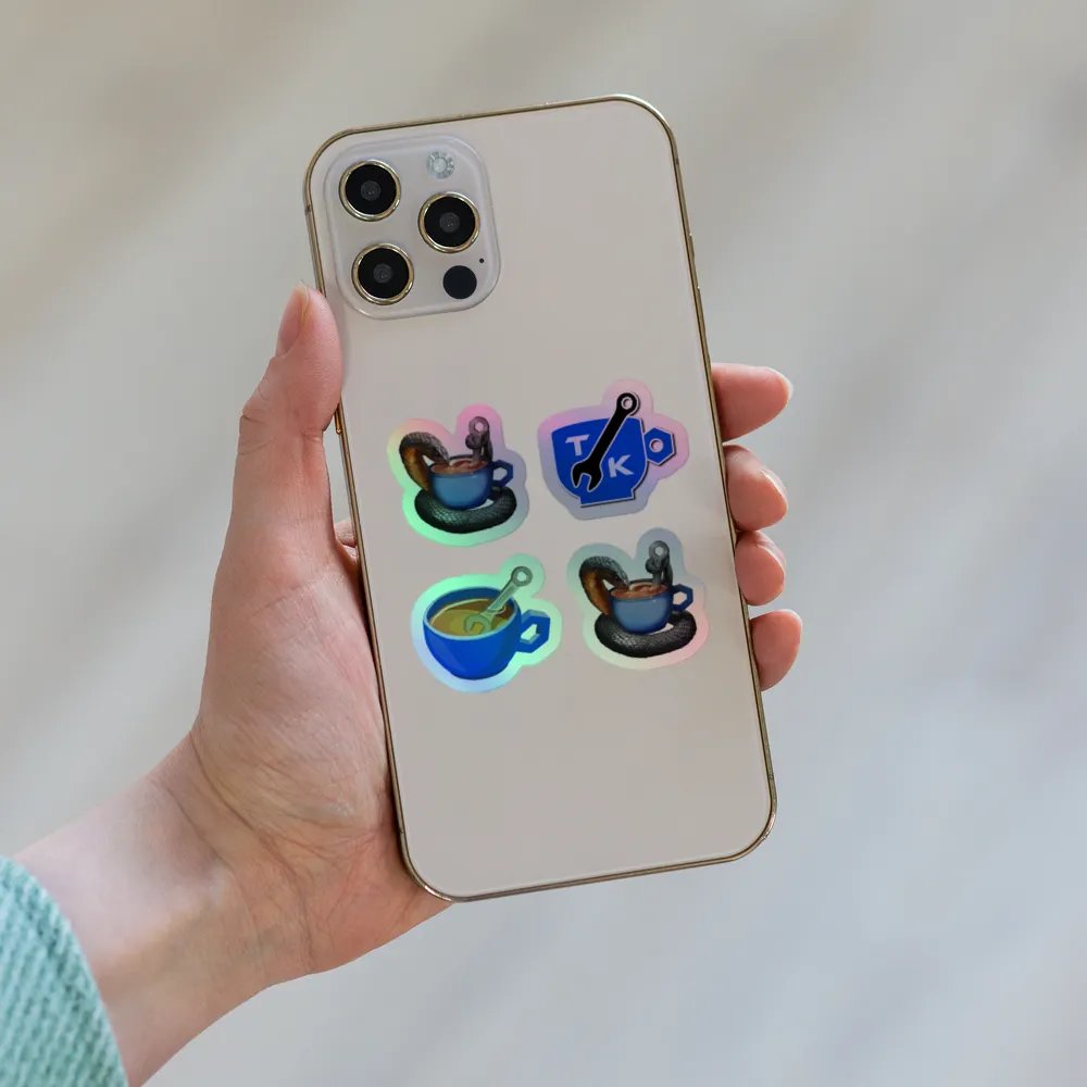 TheKengineer HoloLogo Stickers product image (2)