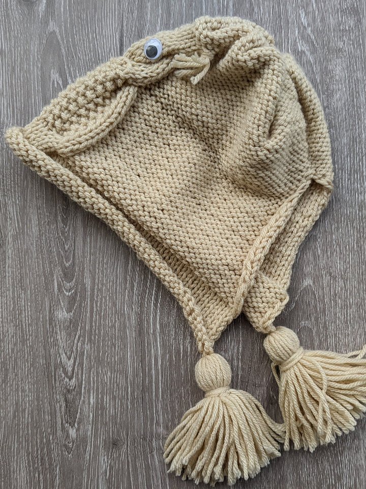 Knit Owl Hat Pattern (Toddler Size) product image (2)