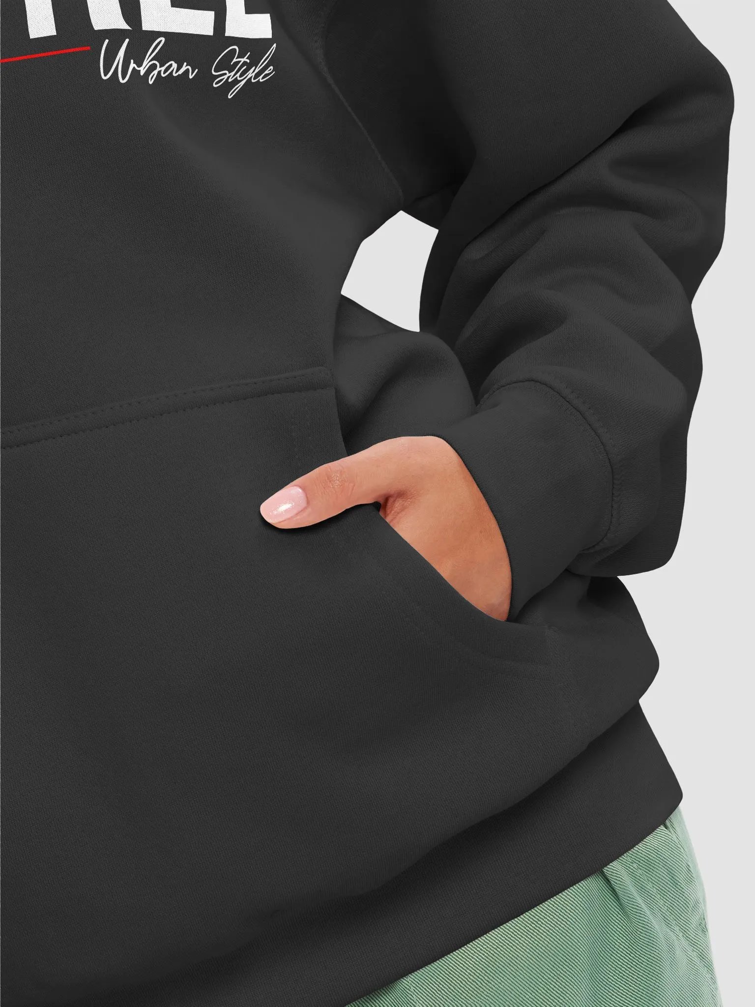 Pullover Hoodie - 'Be Wild and Free' Design product image (8)