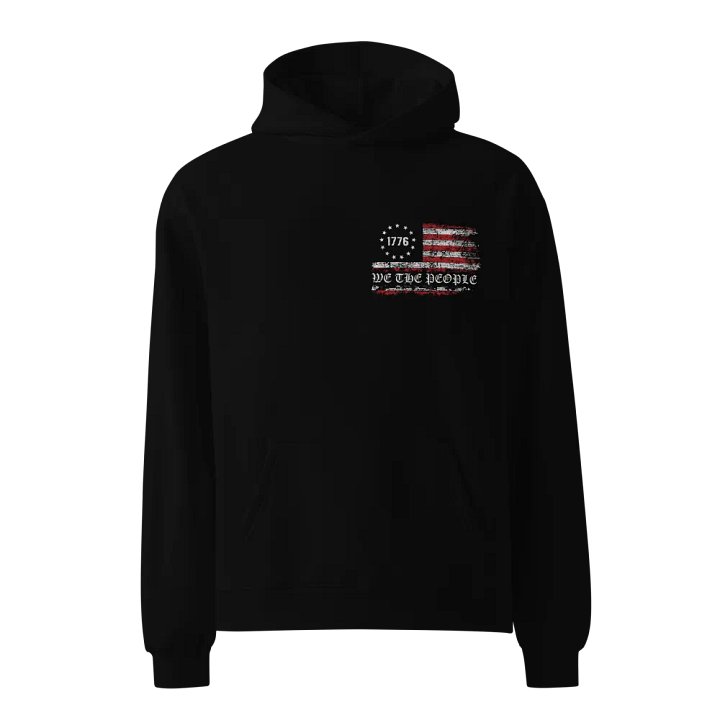 1776 Flag Oversized Hoodie product image (1)