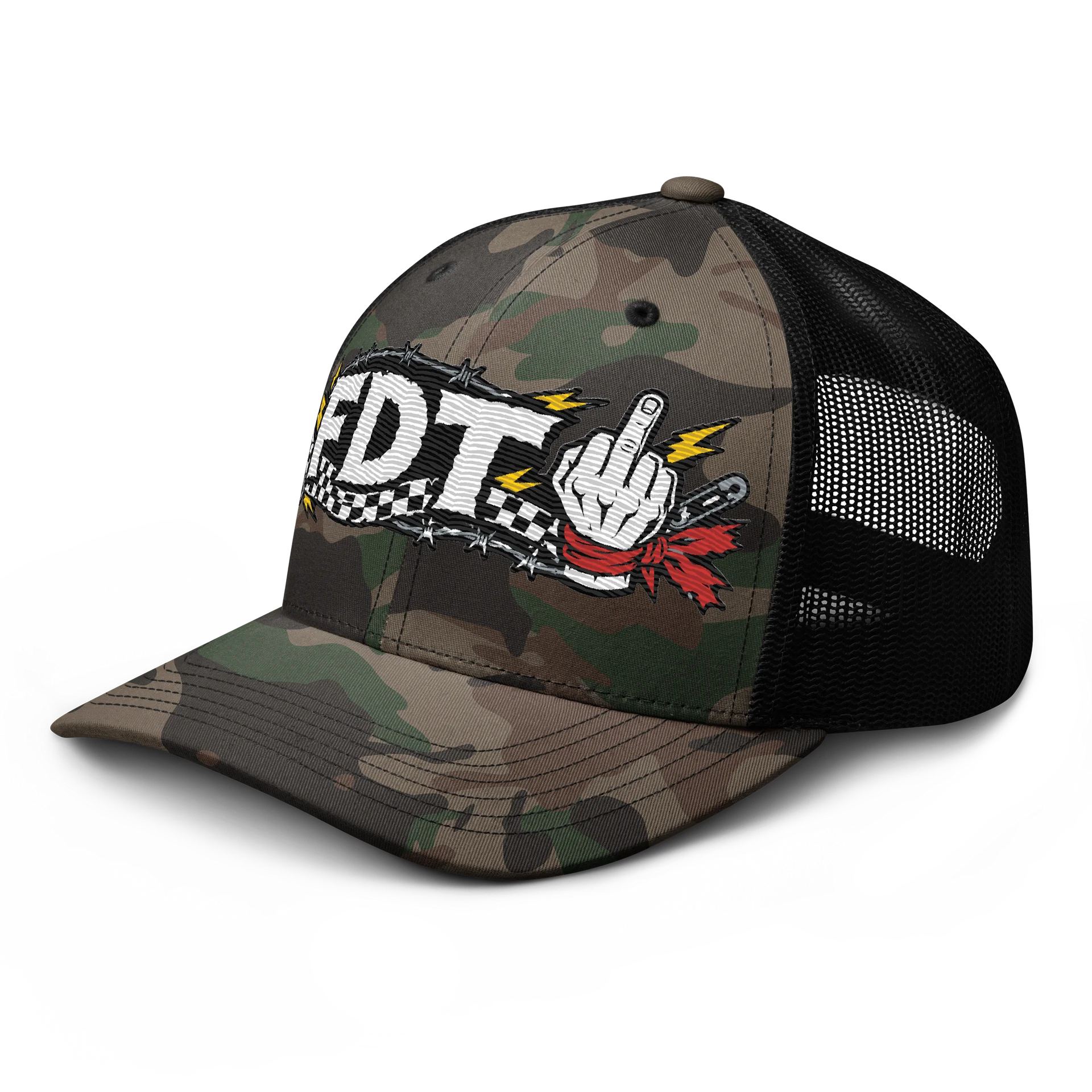 CB02 - FDT Camo Trucker Cap product image (4)