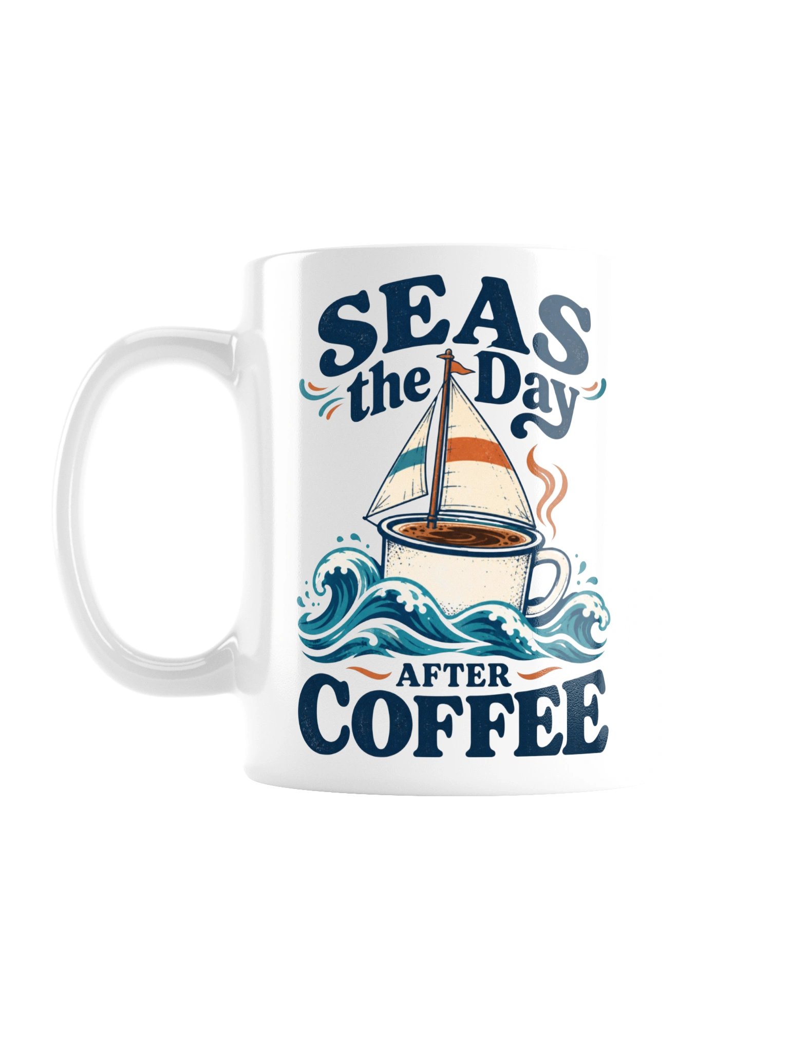 Seas the Day After Coffee Mug product image (1)