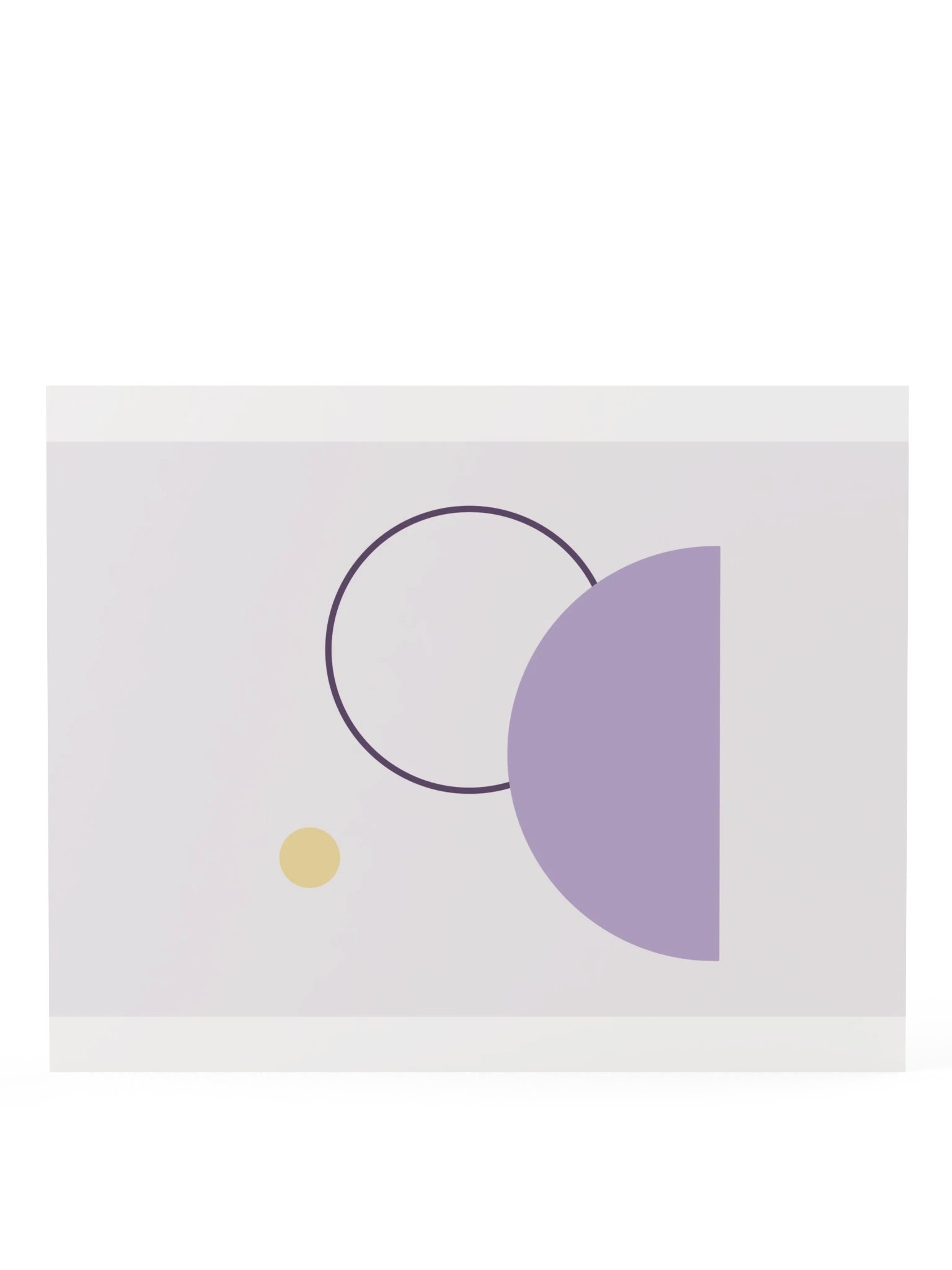 Lavender Moon Print | Abstract Bathroom Wall Art product image (8)