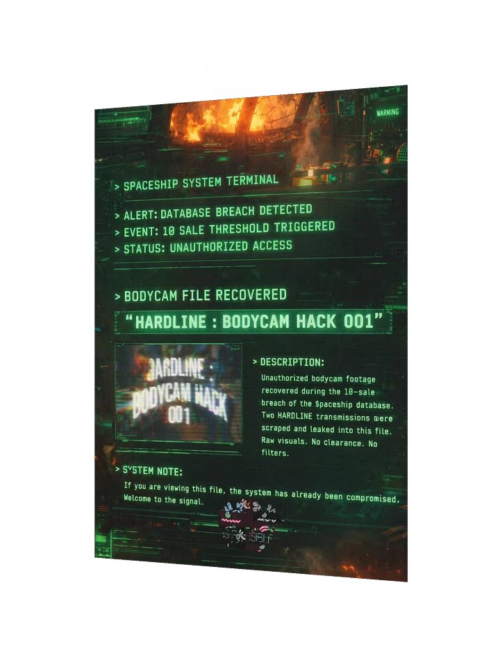 HARDLINE : BODYCAM HACK 001 [POSTER] product image (2)