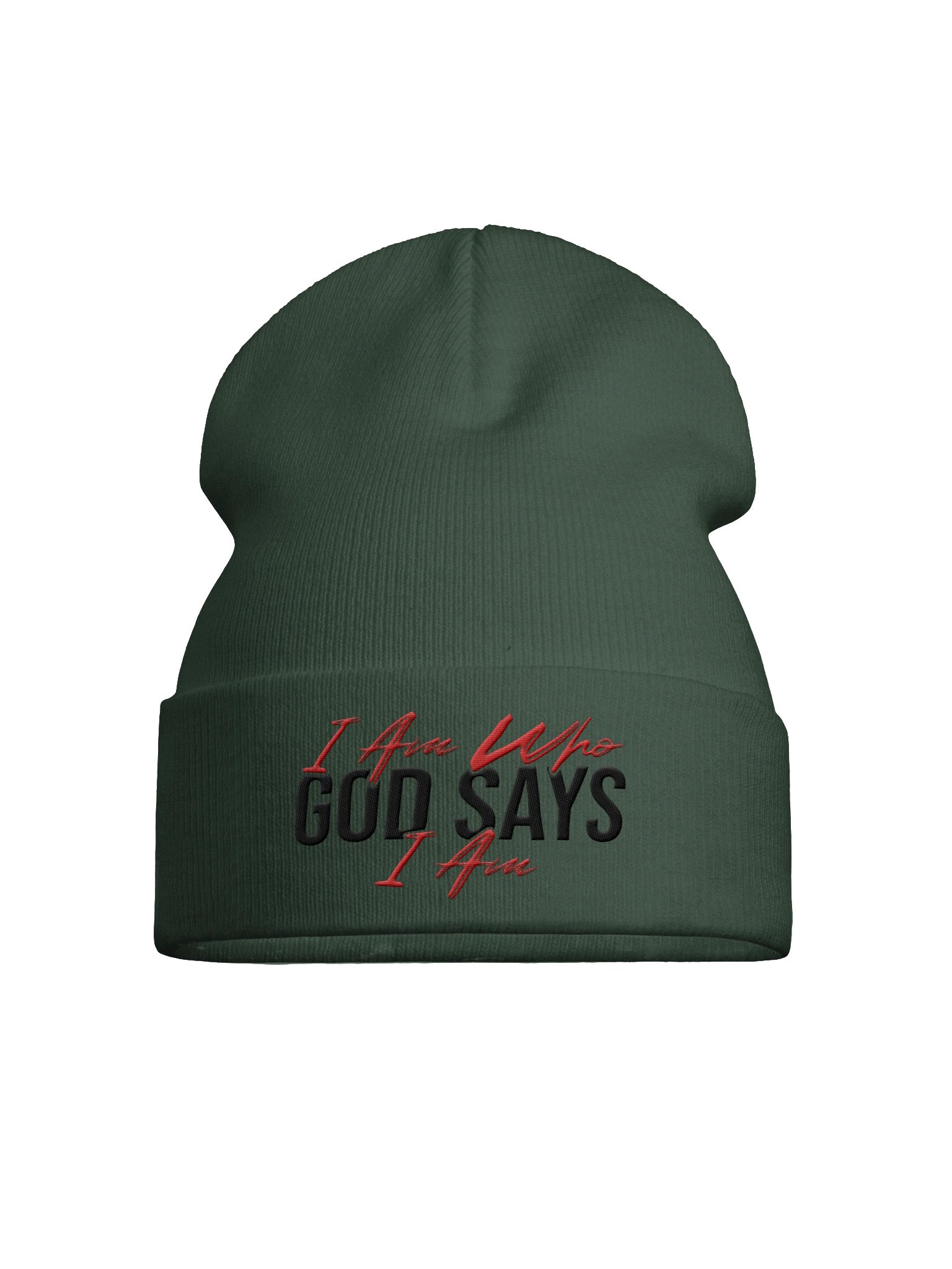 I Am Who God Says I Am, Beanie product image (1)