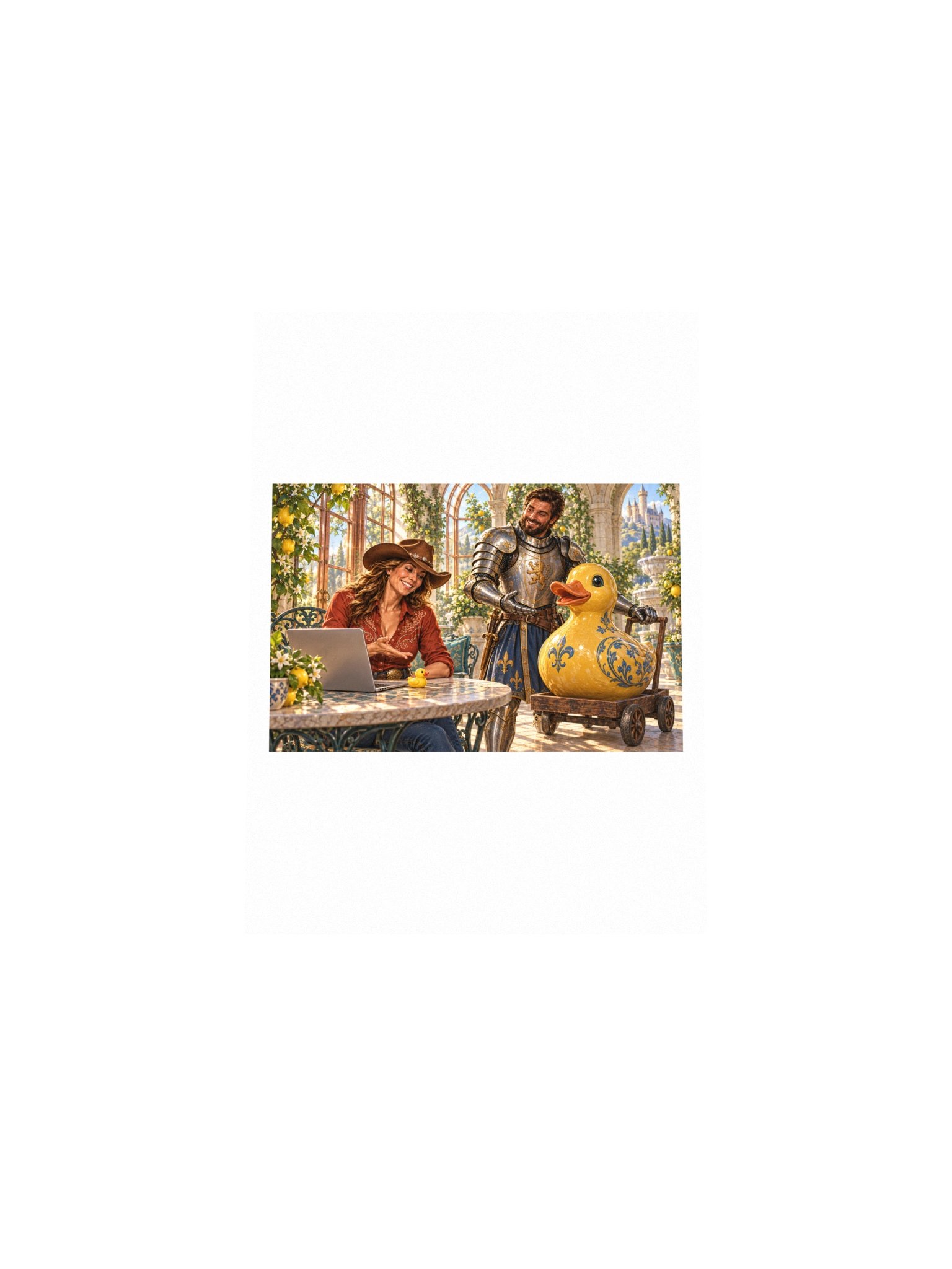 Rubber Duck Debugging Small Art Print product image (4)