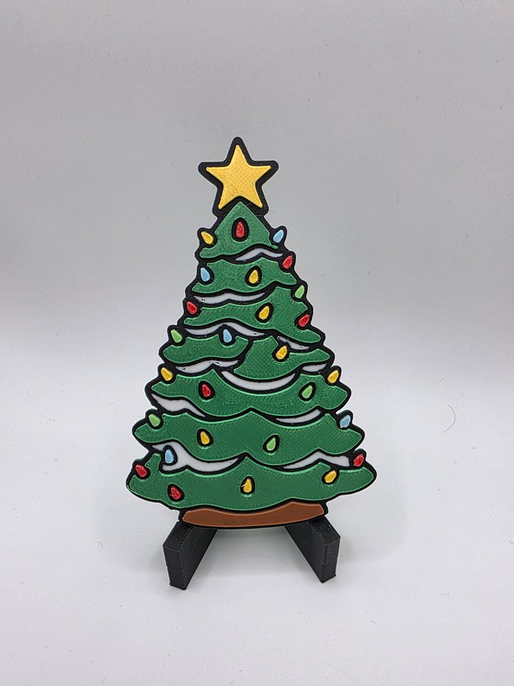 Vintage Ceramic Christmas Tree Magnet — Inspired by the Classics product image (1)