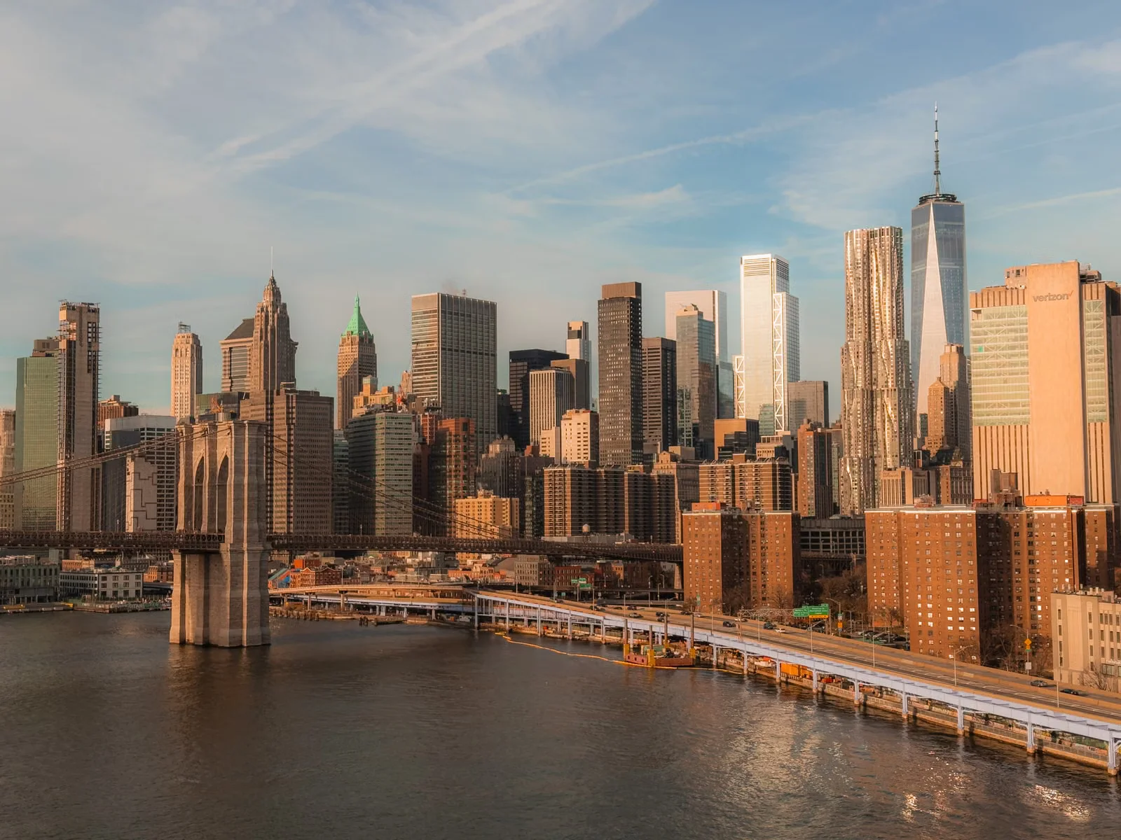 The New York City skyline, representing 10 million YouTube subscribers and the Diamond Play Button