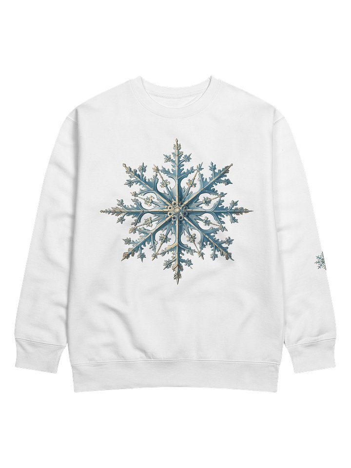 Blue Snowflake Sweatshirt product image (1)