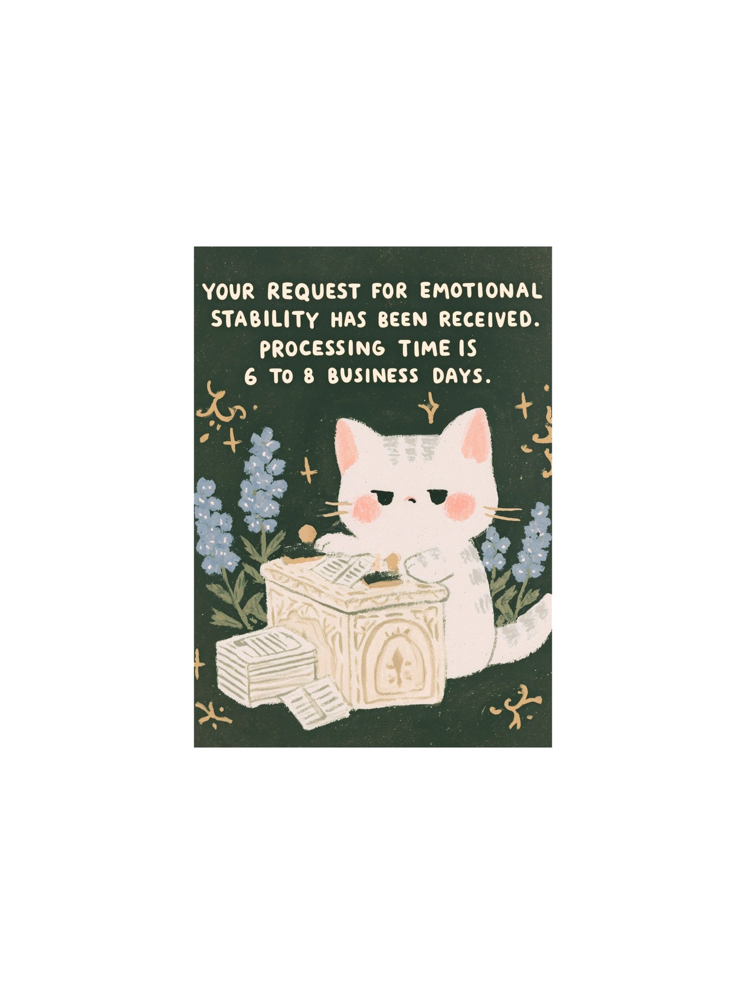 Emotional Stability Cat Poster product image (4)