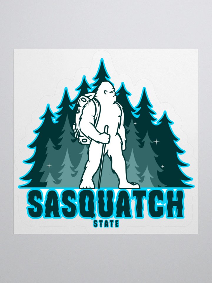 Sasquatch State Sticker (3 Sizes) product image (1)