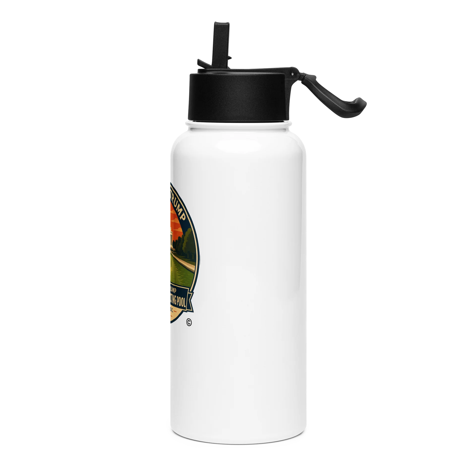 Stainless Steel Water Bottle with a Straw Lid - Donald J. Trump Presidential Reflecting Pool™ product image (3)