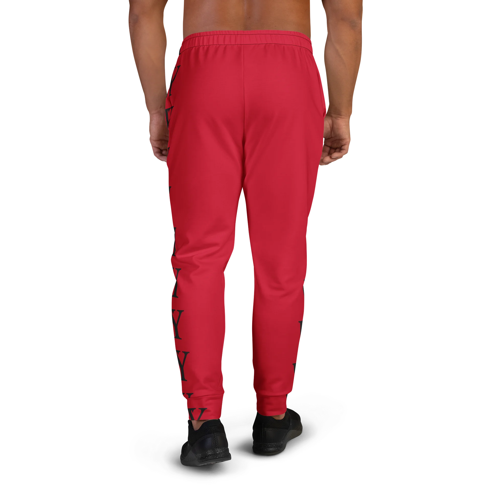 VYNING Red Letter Pattern Joggers product image (3)