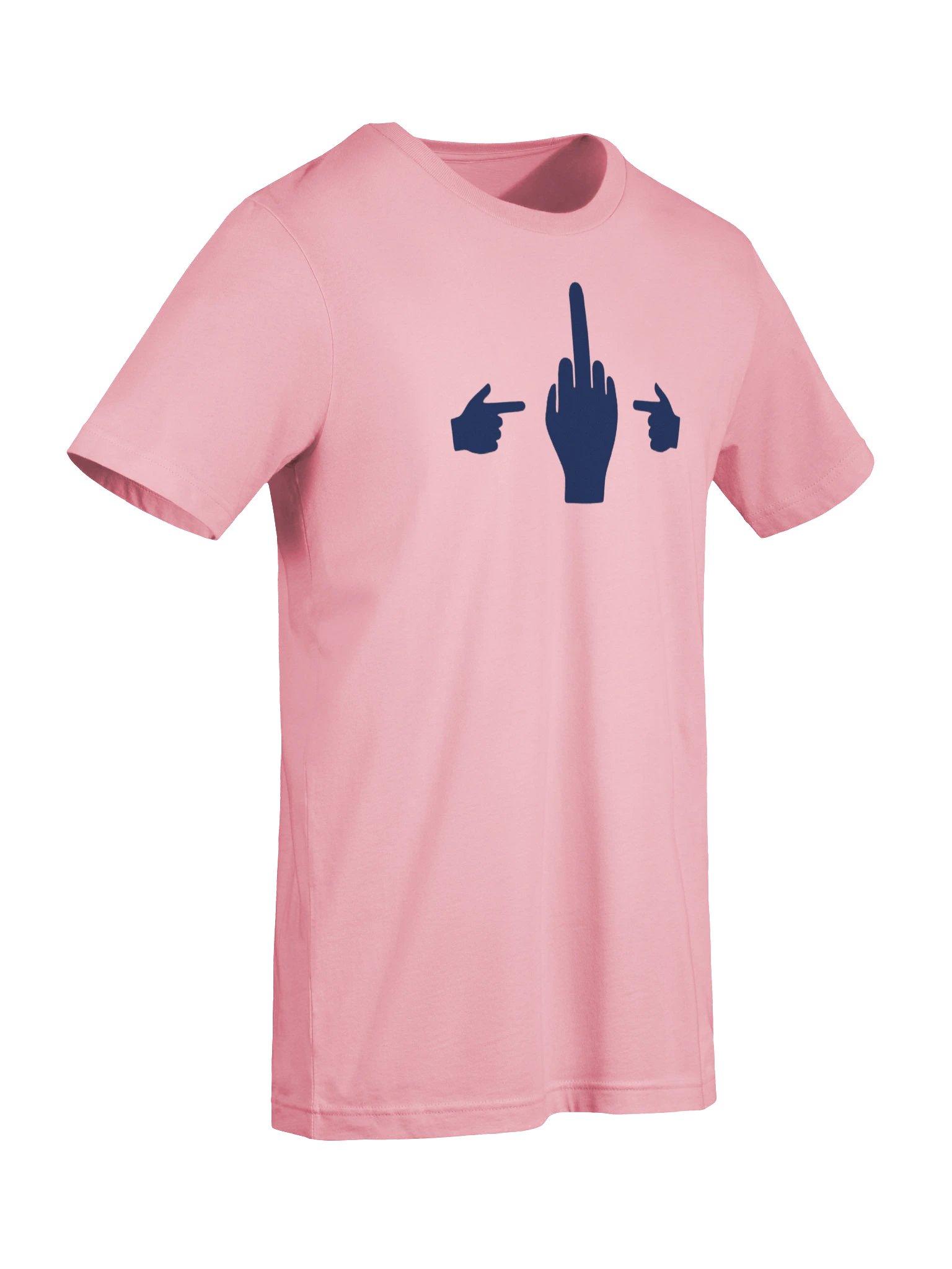 No Middle Finger Point ShopCo Navy Unisex Tee product image (25)