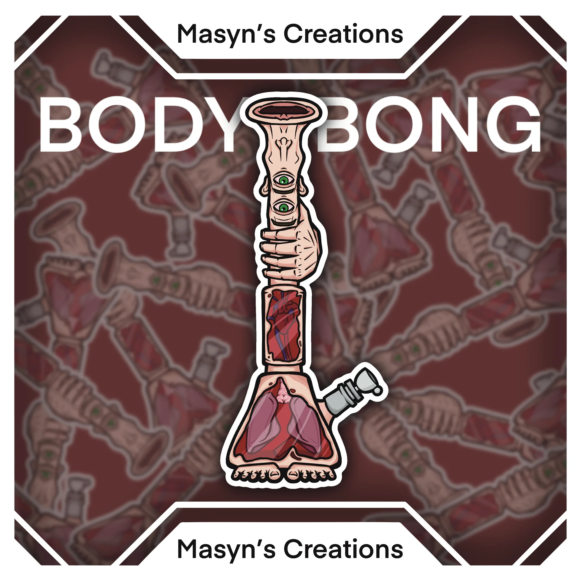 Body Bong Sticker product image (1)