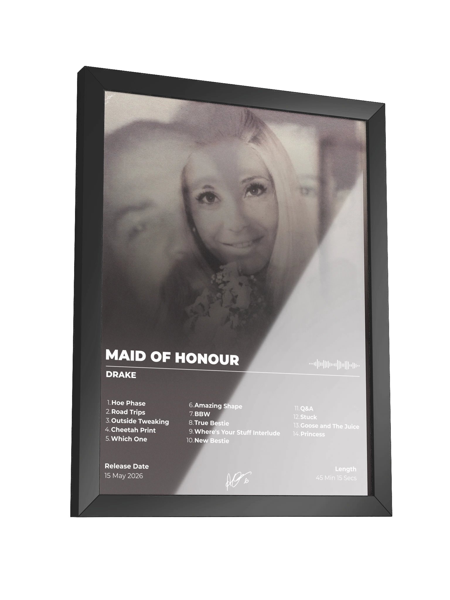 MAID OF HONOUR Drake Framed Poster product image (5)