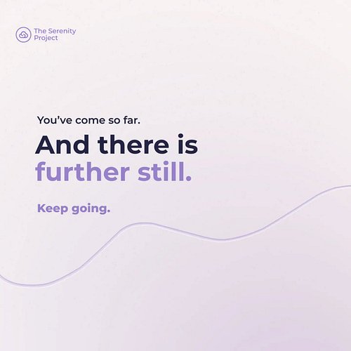 Sometimes “keep going” sounds like an enormous ask.

So don’t think about forever.

Just remember that there are conversation...