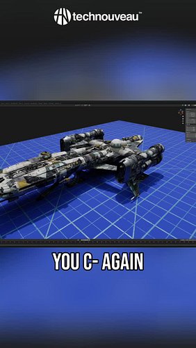 Double barrel shotgun aesthetic. This 3D spaceship design is clunky, aggressive, and built for war. Prepare for impact. #3DMo...