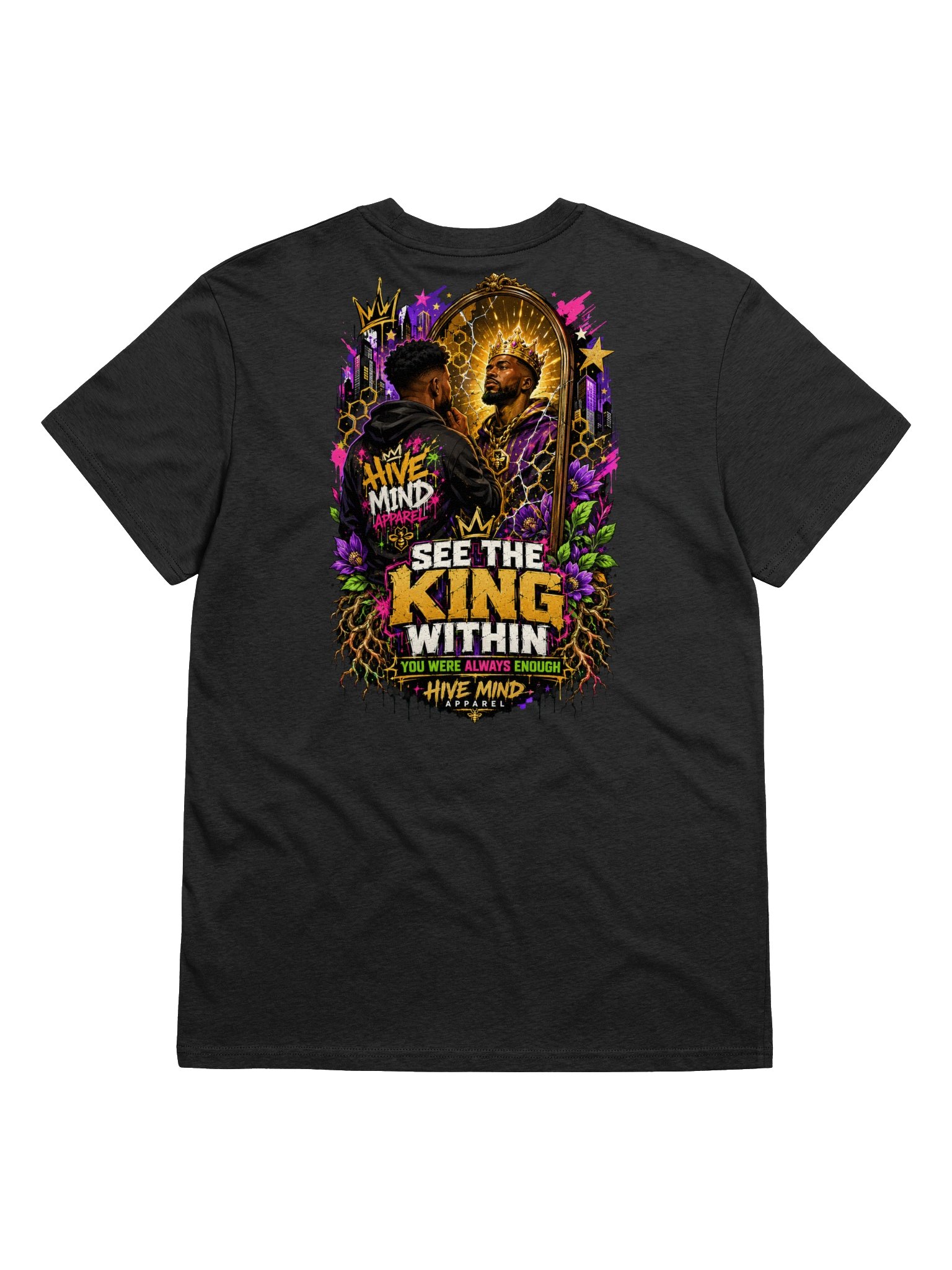 Hive Mind Apparel Crown Logo Tee product image (8)