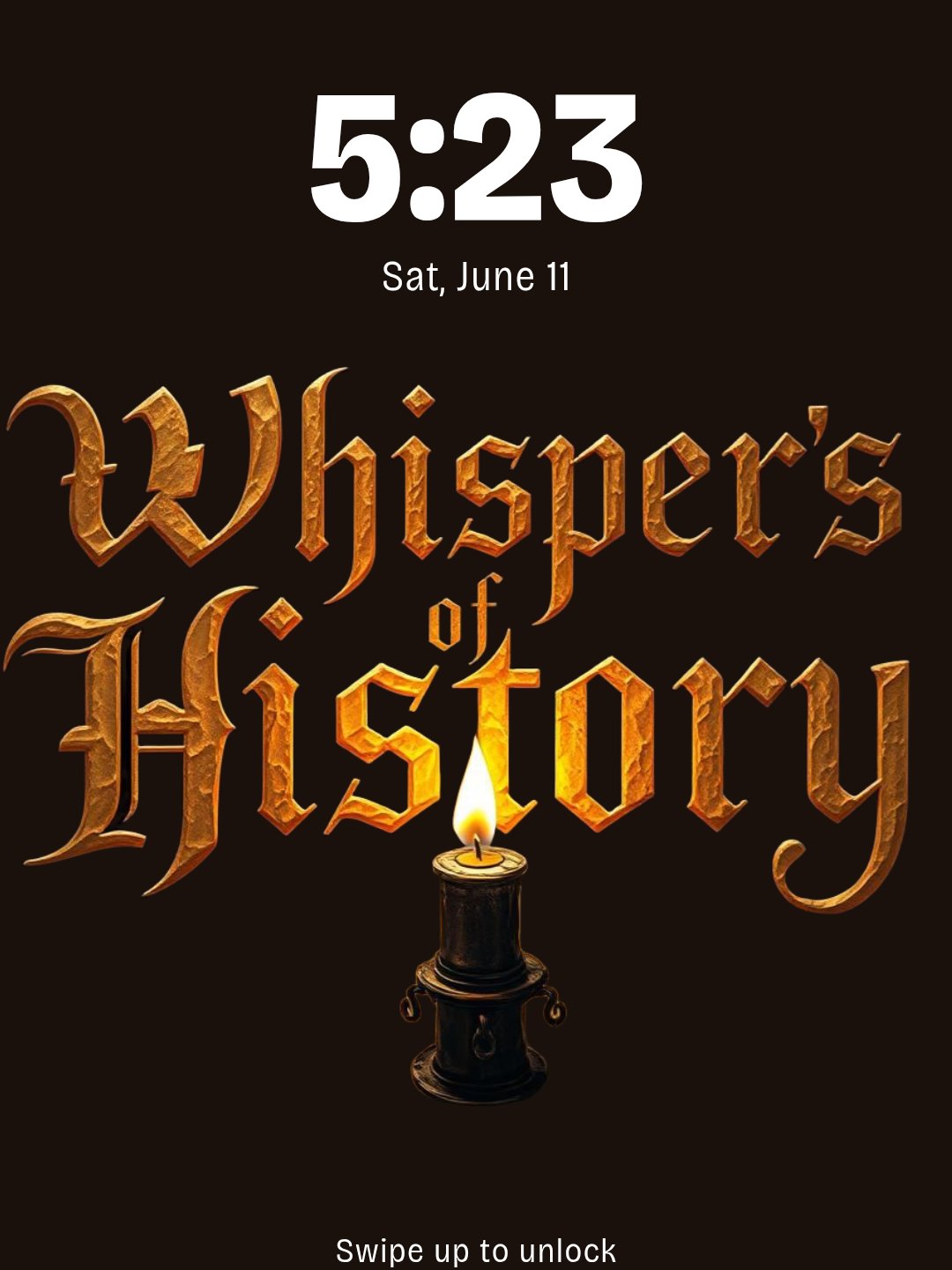 🌑 Whispers of History: Black Wallpaper product image (1)