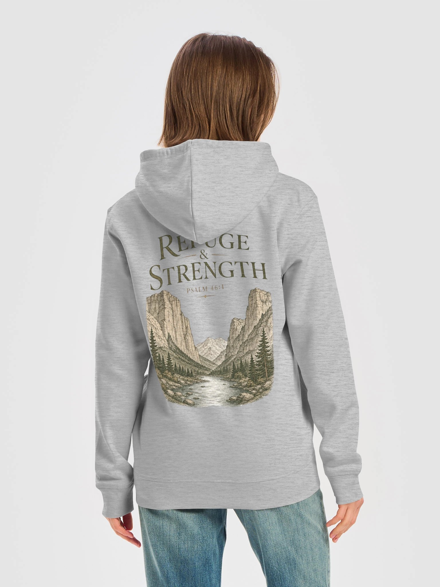 Psalm 46:1 God Is Our Refuge and Strength Christian Hoodie product image (4)