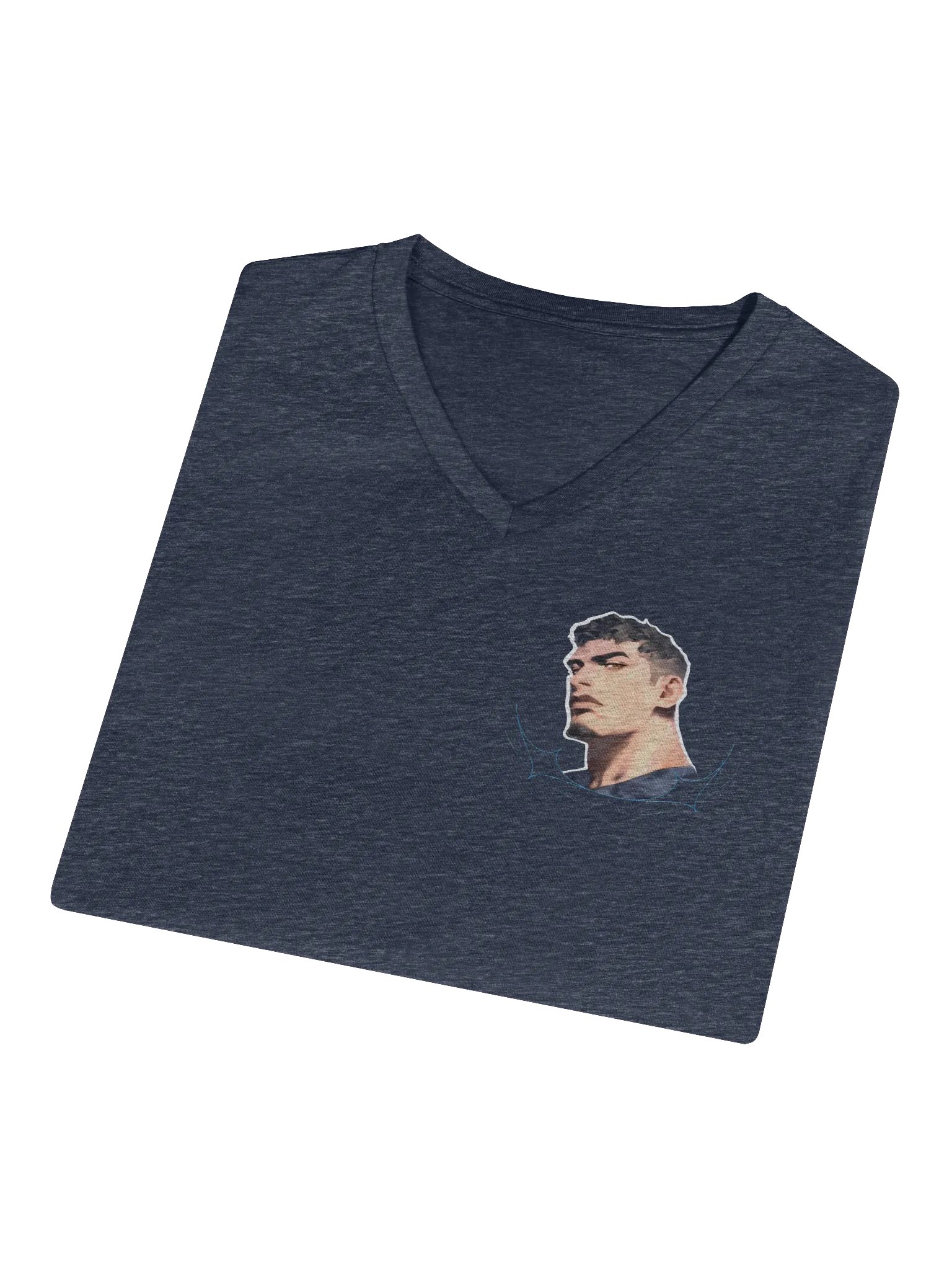 Chieftain Navy Blue V-neck Tee product image (3)