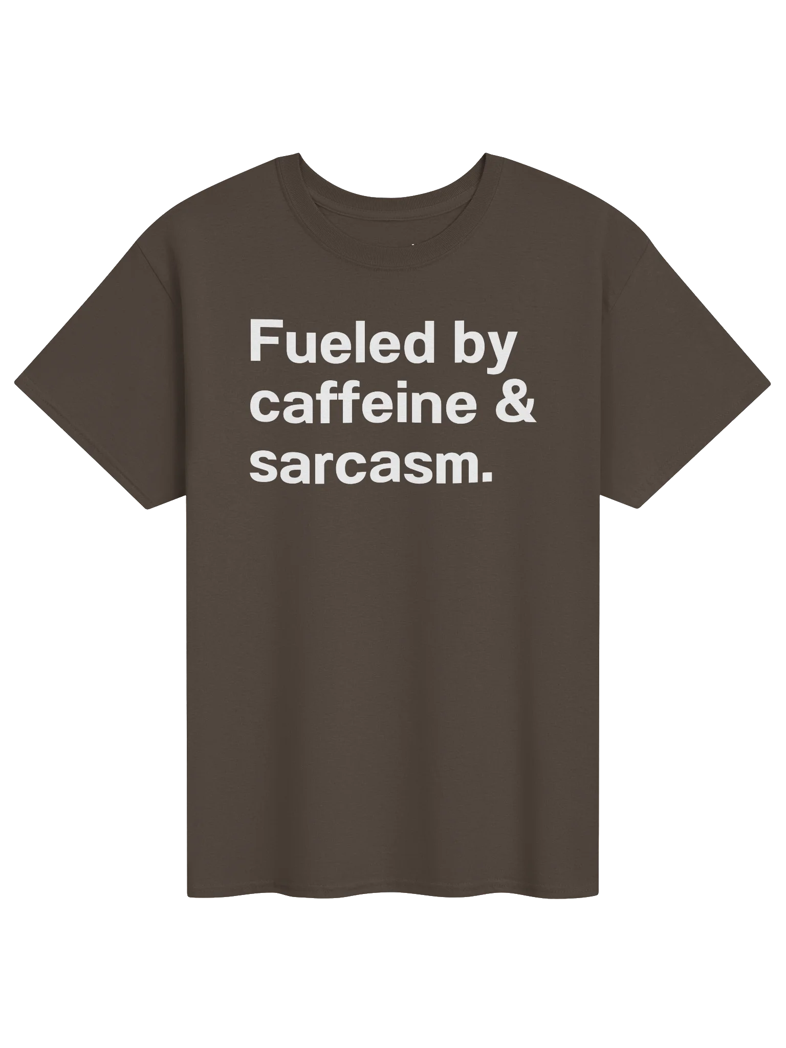 Fueled by caffeine & sarcasm. Unisex Shirt product image (6)