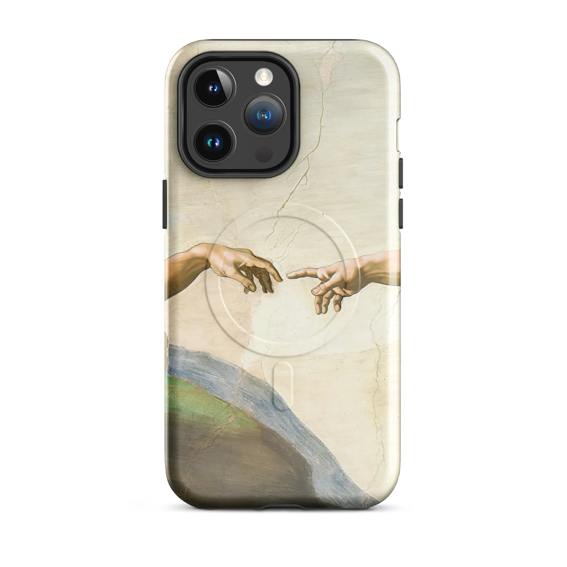 Michelangelo – The Creation of Adam (Hands Detail) iPhone® MagSafe® Tough Case product image (2)