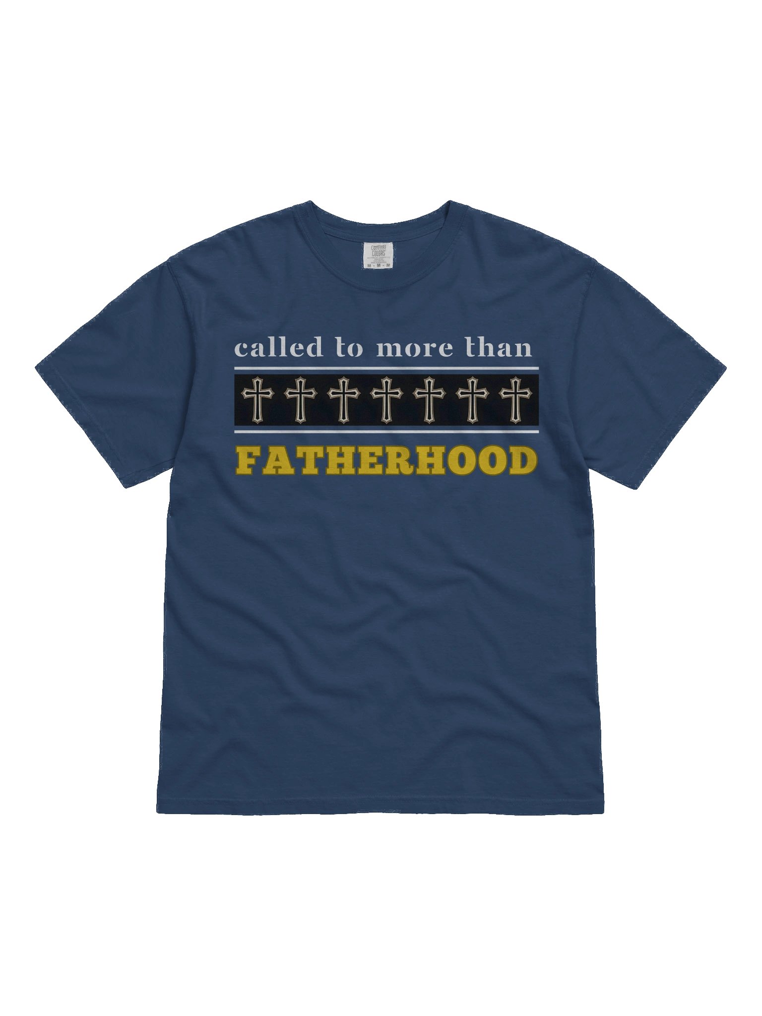 Called to More Than Fatherhood | Christian Dad Comfort T-shirt | Faith-Based Gift for Dads product image (2)