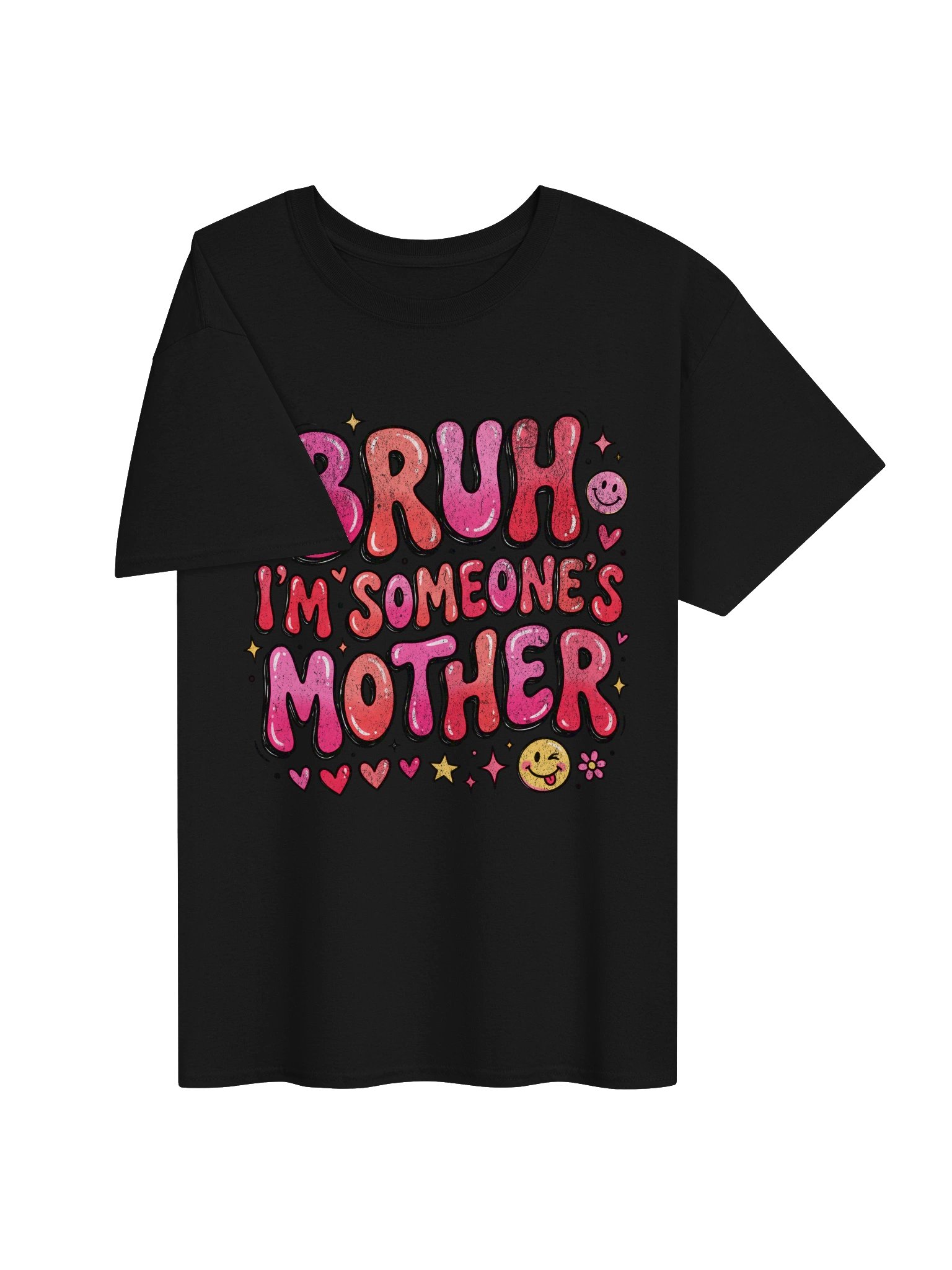 Bruh I’m Someone’s Mother Heart Tee product image (24)
