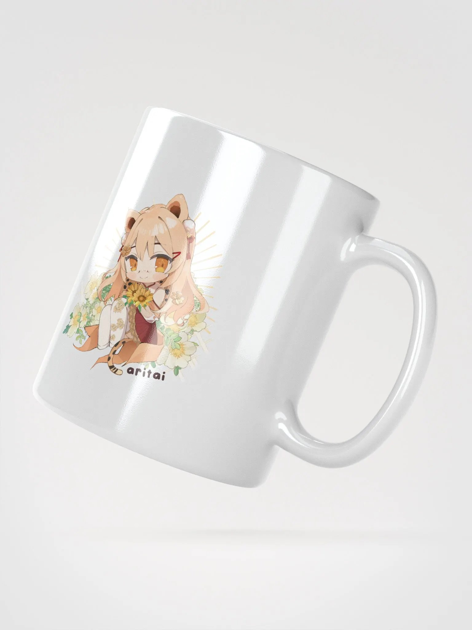aritai 🌻 Flower Mug (White) product image (2)