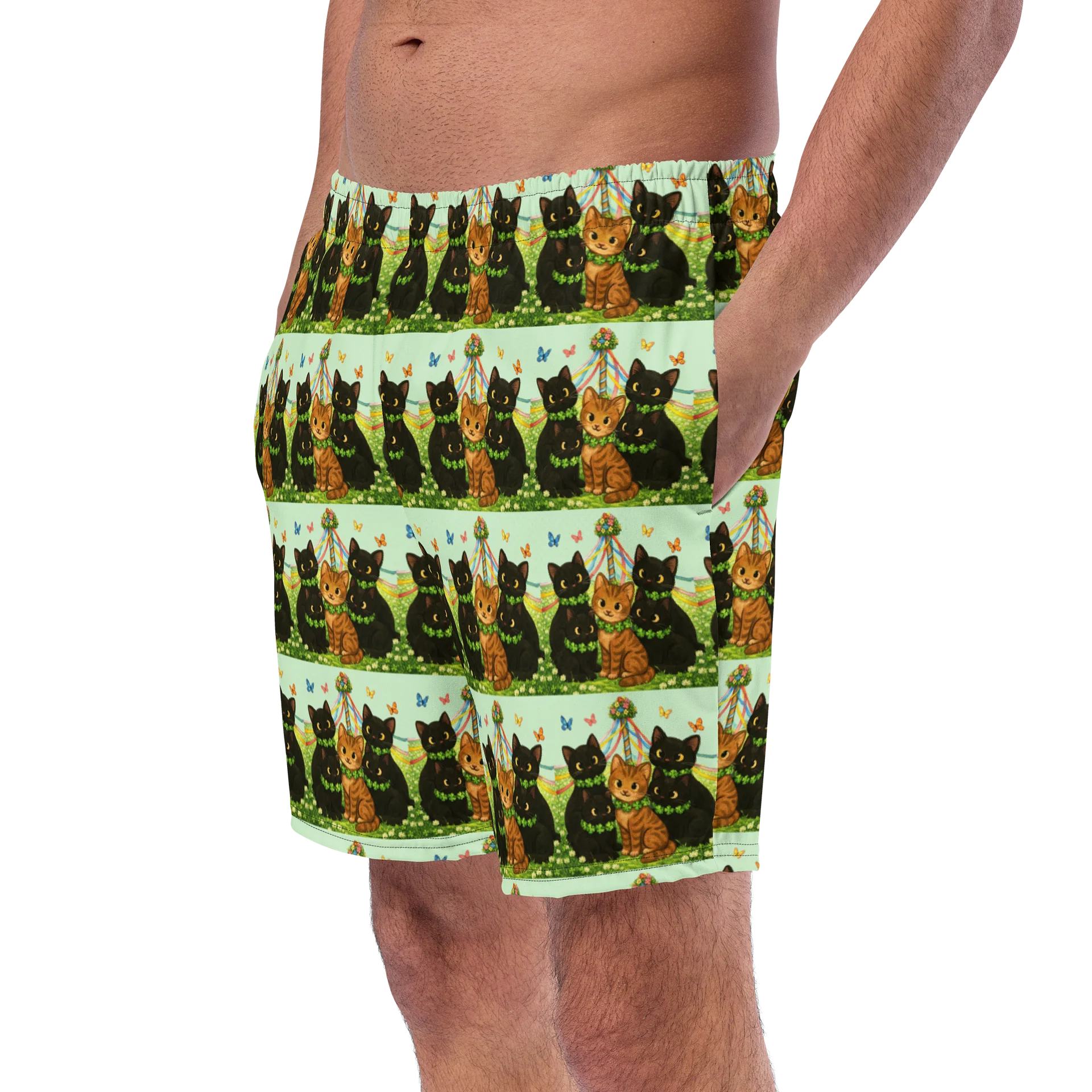 Cat brigade spring Swim Shorts product image (2)