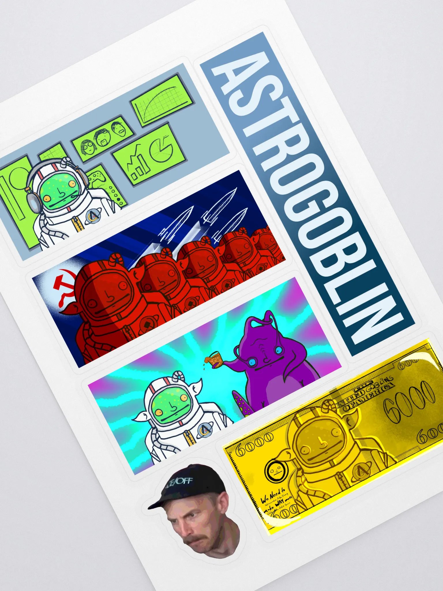 Patreon Art Sticker Sheet product image (1)