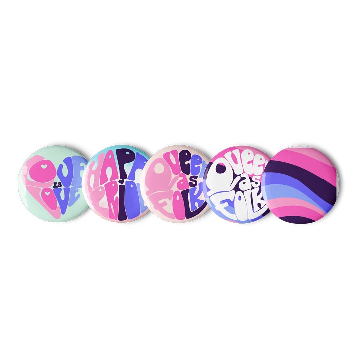 Omnisexual Pride pin badge set product image (1)