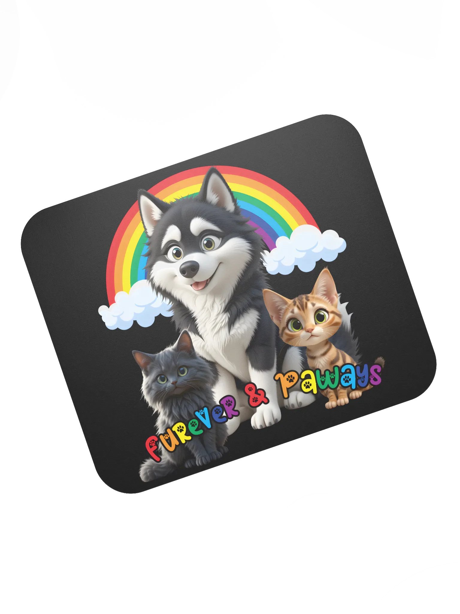 Furever & Paways Rainbow Mouse Pad product image (7)